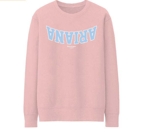 ariana grande sweetener sweatshirt blue